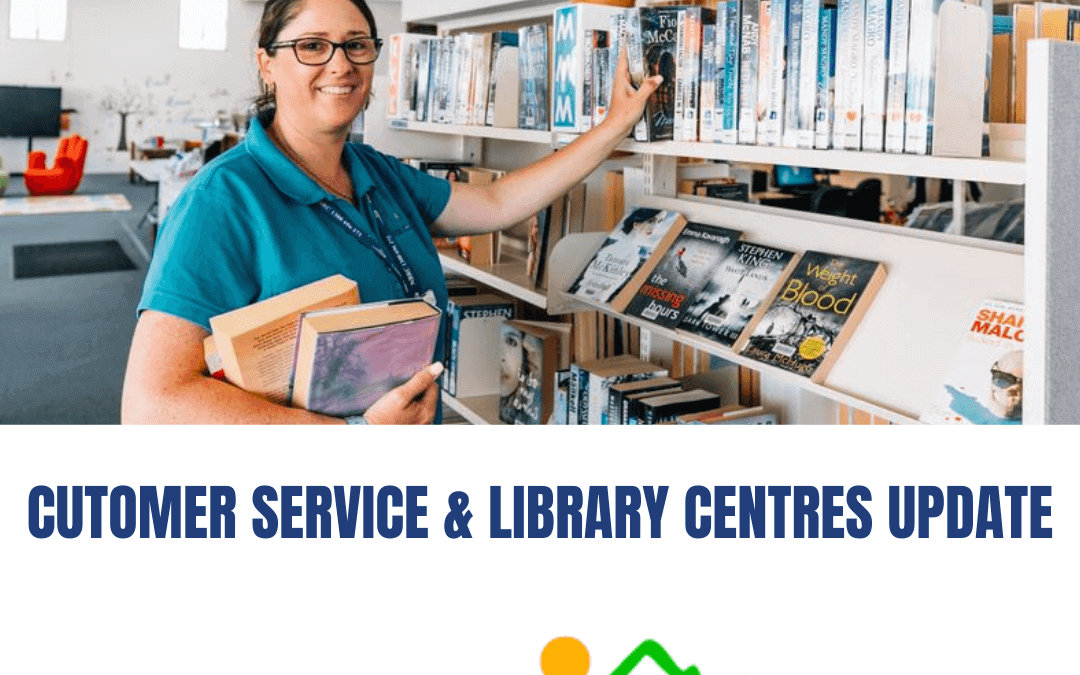 Change to Saturday Opening Hours – Customer Service & Library Centres