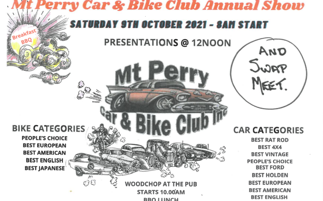 Mt Perry Car & Bike Club Annual Show