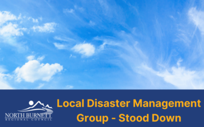 Local Disaster Management Group – Stood Down