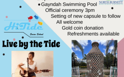 Gayndah Swimming Pool Bottle Time Capsule Opening