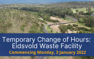 Temporary Change to Eidsvold Waste Facility Opening Hours