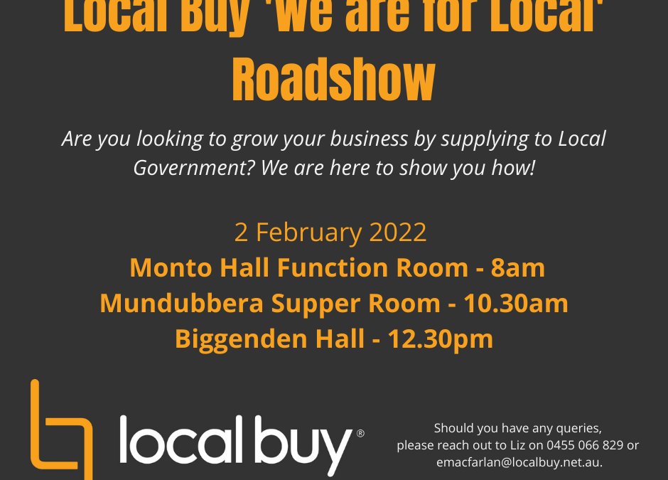 Local Buy “We are for Local” Roadshow