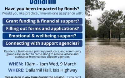 Flood Recovery Session – Dallarnil + Support Information