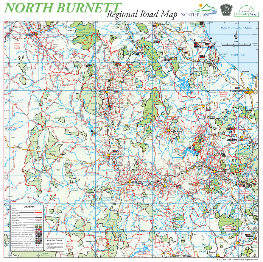 North Burnett Regional Council Visitor Guides And Maps
