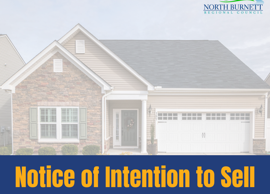 Notice of Intention to Sell