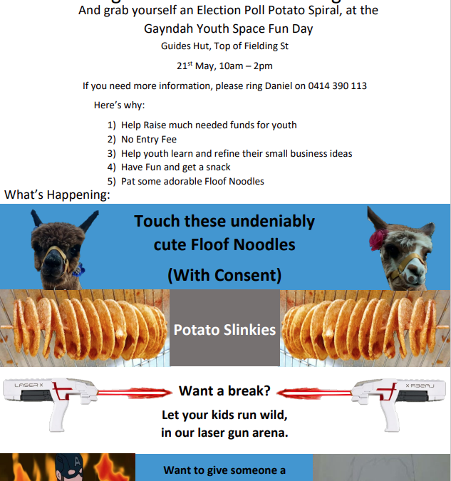Gayndah Youth Space Fundraising Event
