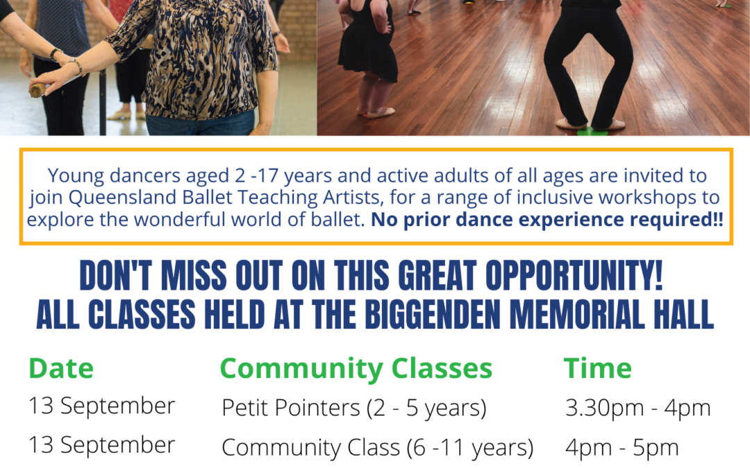 Queensland Ballet Community Classes