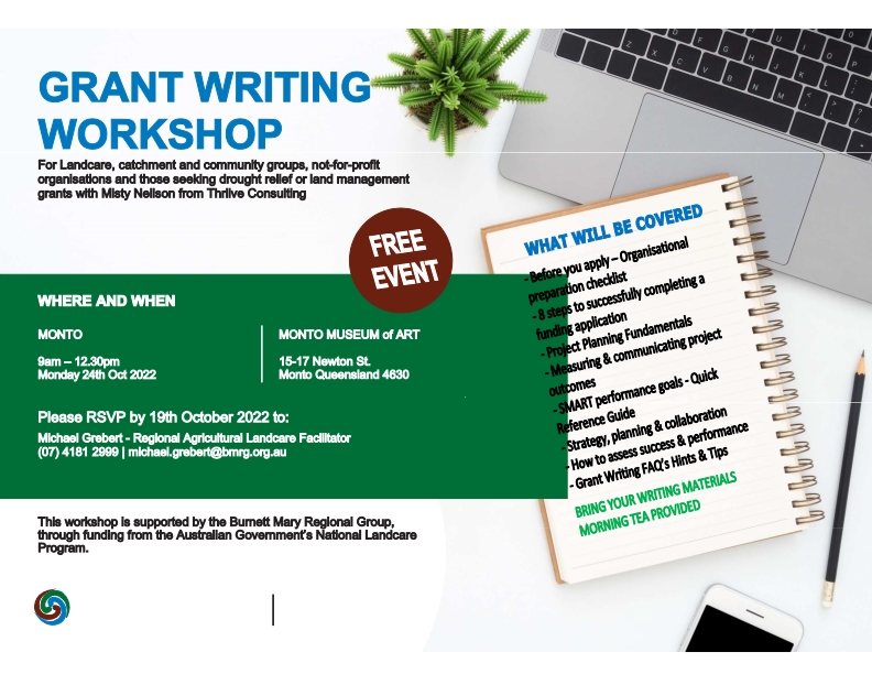 Grant Writing Workshop – FREE!