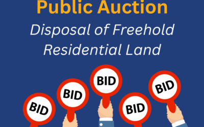 Land Auction – Disposal of Freehold Vacant Residential Land