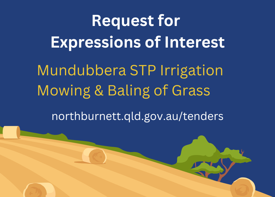 Request for EOI – Mundubbera STP Irrigation Mowing and Baling of Grass