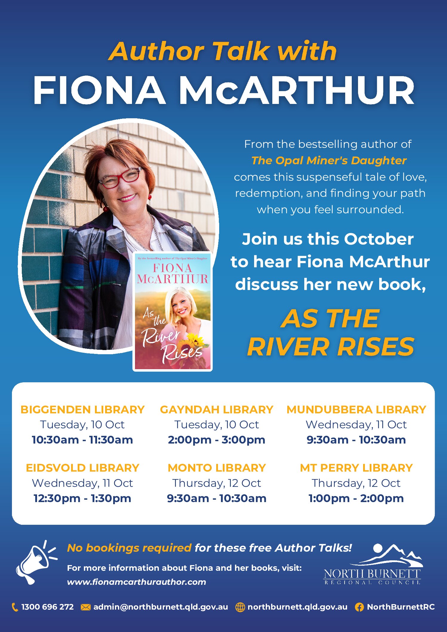 Mt Perry – Fiona McArthur Author Talk