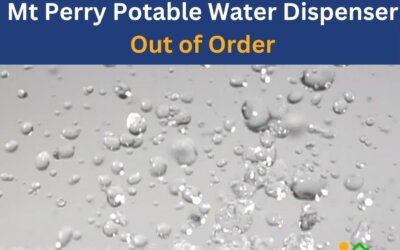Mt Perry potable water dispenser out of order