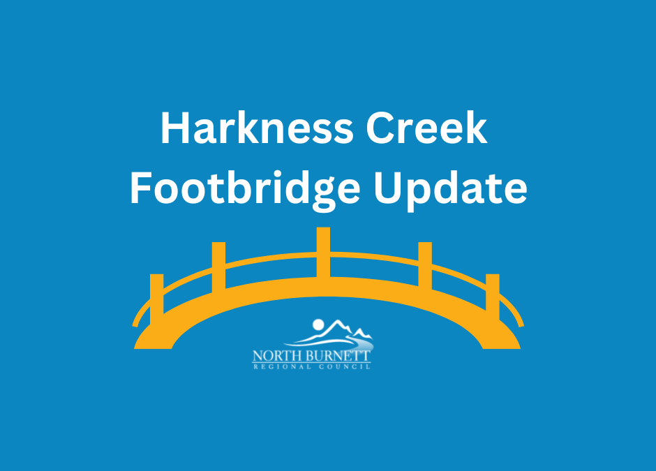 Harkness Creek Footbridge Update