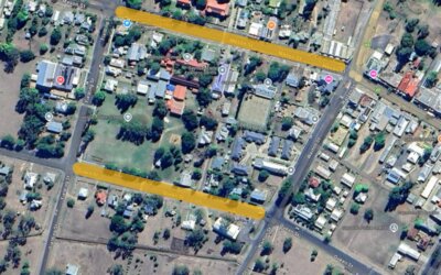 Meson Street and Queen Street, Gayndah Bitumen Sealing Works