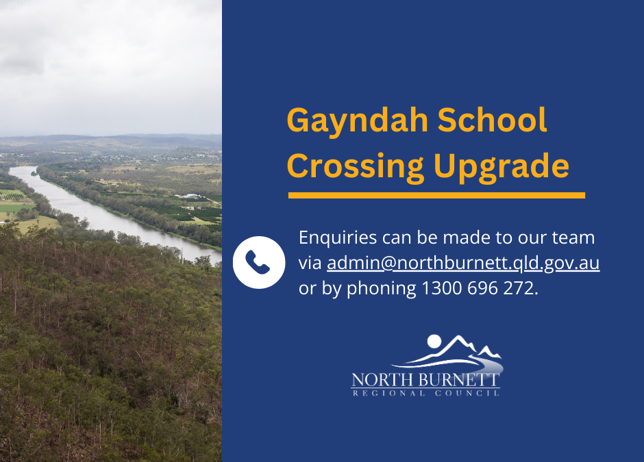 Gayndah School Crossing Upgrade