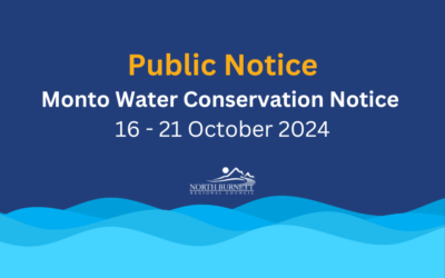 Monto Water Conservation Notice