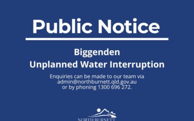 Biggenden – Unplanned Water Interruption